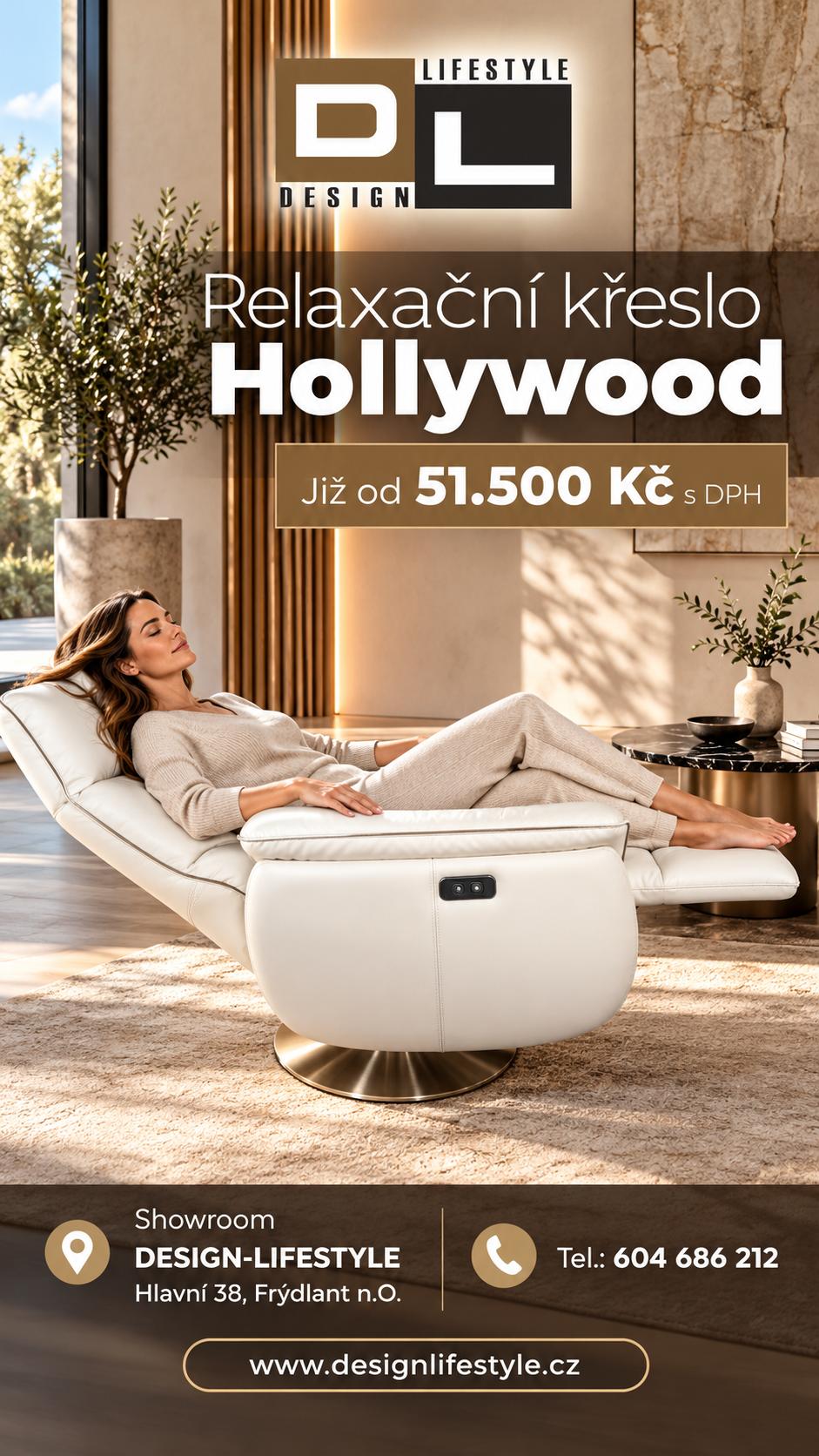 Relaxační křeslo Hollywood