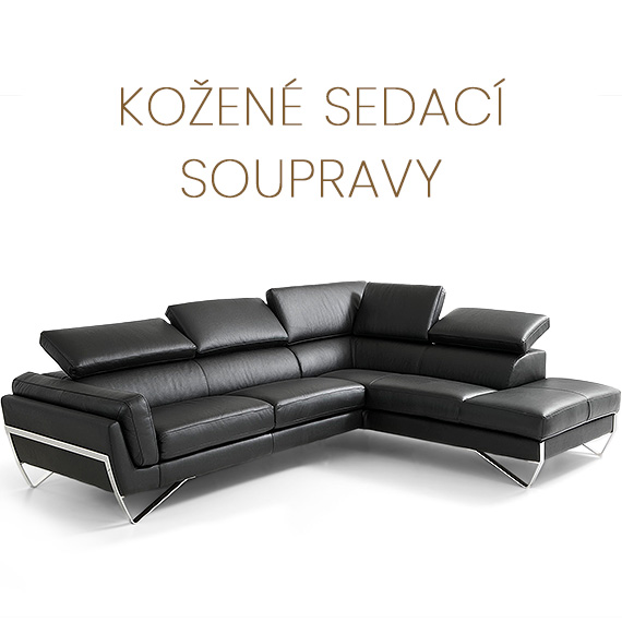 Kožené sedací soupravy