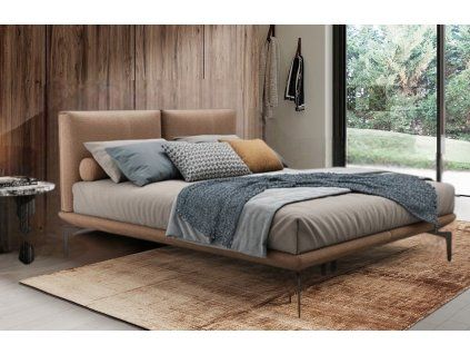 Kožená manželská postel VENUS Boxspring