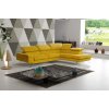 Rohová sedací souprava žlutá