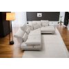 Rohový gauč bílý