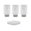 Wifi termosztatikus fej Designo - 3 darabos készlet és Zigbee gateway