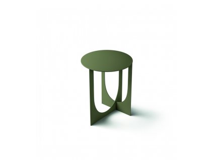tavolino rotondo lamiera design santalucia mobili
