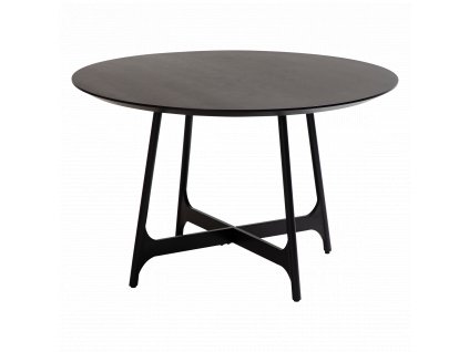 ooid round table black stained ash veneer with black metal legs 400900112 01 main