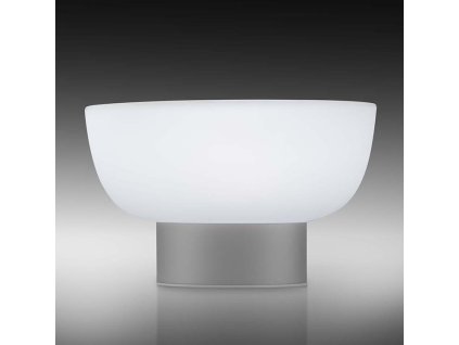 Venkovní stolní LED lampa Alma light Patio silver low