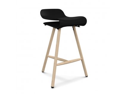 Barová židle Kristalia BCN black wooden