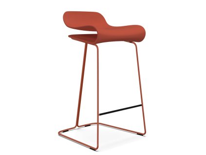 Barová židle Kristalia BCN red coral