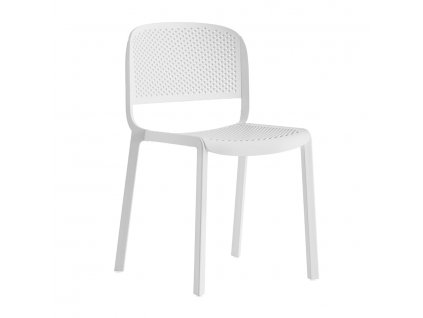 Venkovní plastová židle Pedrali Dome 261 white