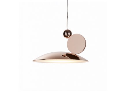 pendant equilibrium led shiny copper madeindesign 409613 original