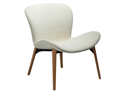 paragon lounge chair bone white boucle fabric w oak legs 700201104 01 main