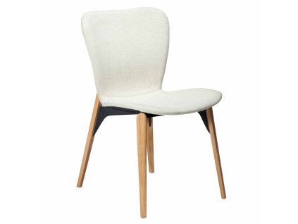 paragon chair bone white boucle fabric w oak legs 100201204 01 main
