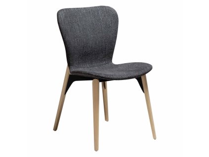 paragon chair raven black boucle fabric w whitewashed oak legs 100201205 01 main