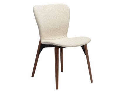 paragon chair frosted almond boucle fabric w walnut legs 100201115 01 main