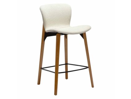 paragon counter stool bone white boucle fabric w oak legs 300202107 01 main