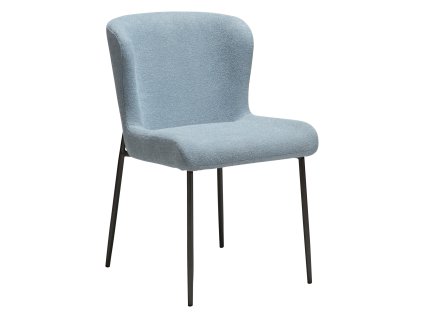 glam chair blue fog boucle fabric w antique pewter metal legs 100206129 01 main