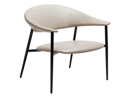rover lounge chair cashmere art leather with black metal legs 700370122 01 main