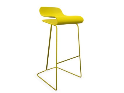 Barová židle Kristalia BCN zinc yellow