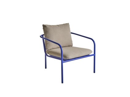 Venkovní křeslo Brafab Bendt Indigo blue Teddy beige