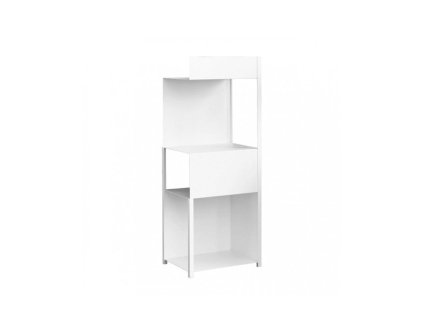 Kovová knihovna Zeus Design Tito white