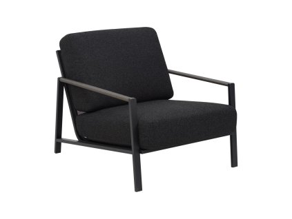 Kreslo Brafab Lyra black teddy black 1