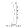 kundalini e t a floor lamp dimensions