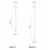 lightpoint drop pendelleuchte technische zeichnung 700x700