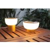 Venkovní stolní LED lampa Alma light Patio gold low