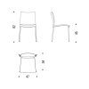 SAND Stackable chair Desalto 191129 dim62bf9d3f