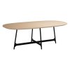 ooid oval table white washed oak veneer with black metal legs 400900100 01 main