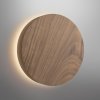 vibia dots led wall light 175 d 52 cm walnut vib 4675 83 10 0a