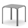Drop table square grey