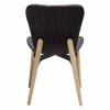 paragon chair raven black boucle fabric w whitewashed oak legs 100201205 04 back