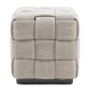 taburet riviera maison room 48 stool mouline linen