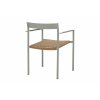 2471 71 DK Chair w armrest Light Grey back