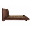 moya bed 180x200 trapani mahogany side