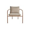 Venkovní křeslo Brafab Bendt Peach Teddy beige