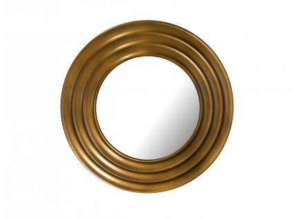 kulate zrcadlo gala 50cm bronzova barva cerna patina 02