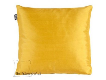 Žlutý povlak polštáře Dupion