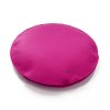 Malinový kulatý polštář Belli
