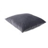 Tmavě šedý polštář Luciano