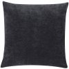 Tmavě šedý polštář Luciano