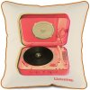 Retro povlak polštářku Tourne de disques