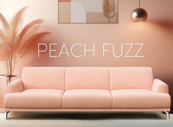 Peach Fuzz x Mesonica: Barva roku pohovkám sluší!