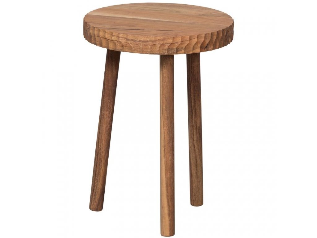 Akátový odkládací stolek Zina 31,5 cm