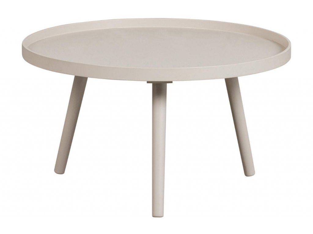 Béžový lakovaný konferenční stolek Mireli 60 cm