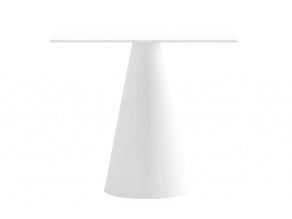 Bílý jídelní stůl Ikon 866 79 x 79 cm