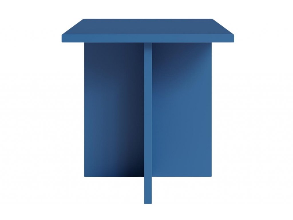 Modrý konferenční stolek MOJO MINIMAL 39,5 x 39,5 cm