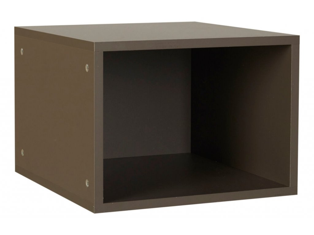 Tmavě hnědý doplňkový box do skříně Quax Cocoon 33 x 48 cm