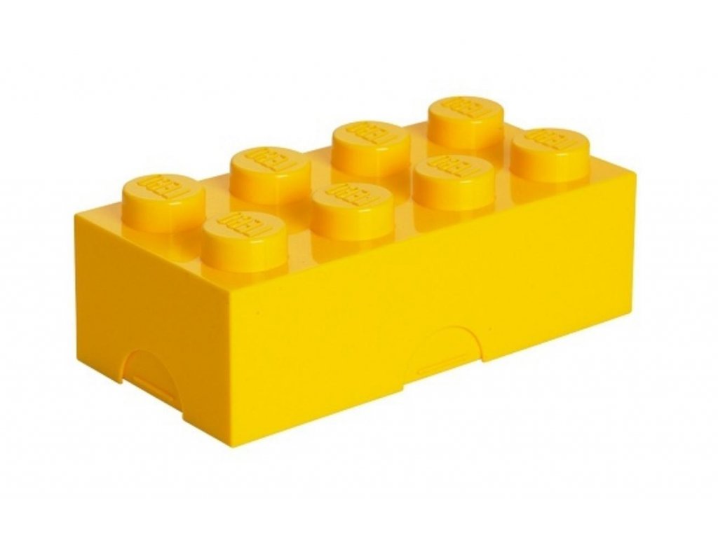 Žlutý box na svačinu LEGO® Lunch 20 x 10 cm