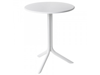 Bílý plastový zahradní stůl Spritz 60,5 cm